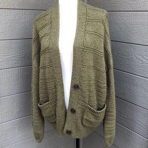 Universal Thread Oversized Green Cardigan